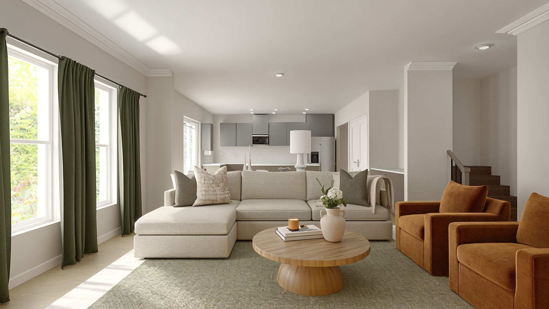 Getting the living room ready for hosting parties can be easy with affordable finds like this sectional and swivel chairs!

#homedecor #interiordefine #sectional #livingroomdecor #coffeetable 

 #LTKHome #LTKSaleAlert #LTKStyleTip