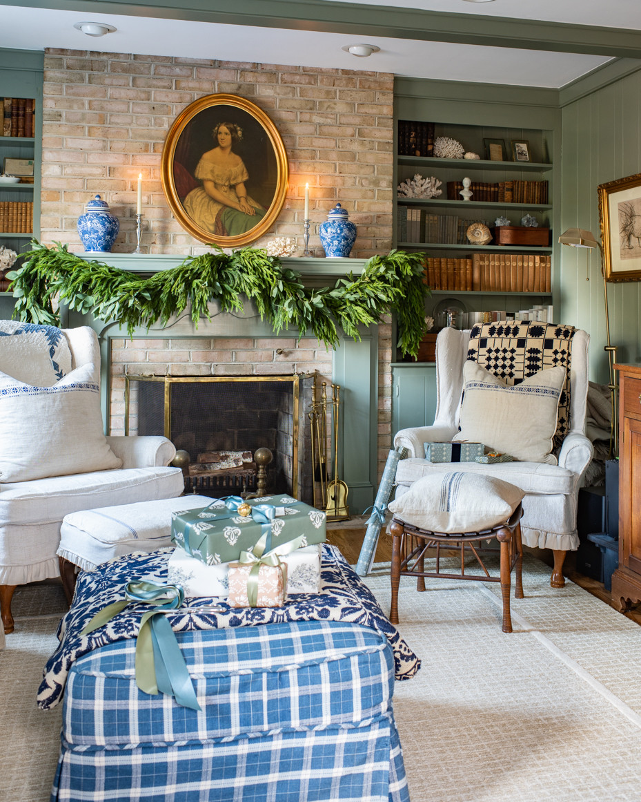 Keeping the mantle simple this year with artificial greens, real wax LED candles, and ginger jars... 

 #LTKHoliday #LTKSeasonal #LTKHome