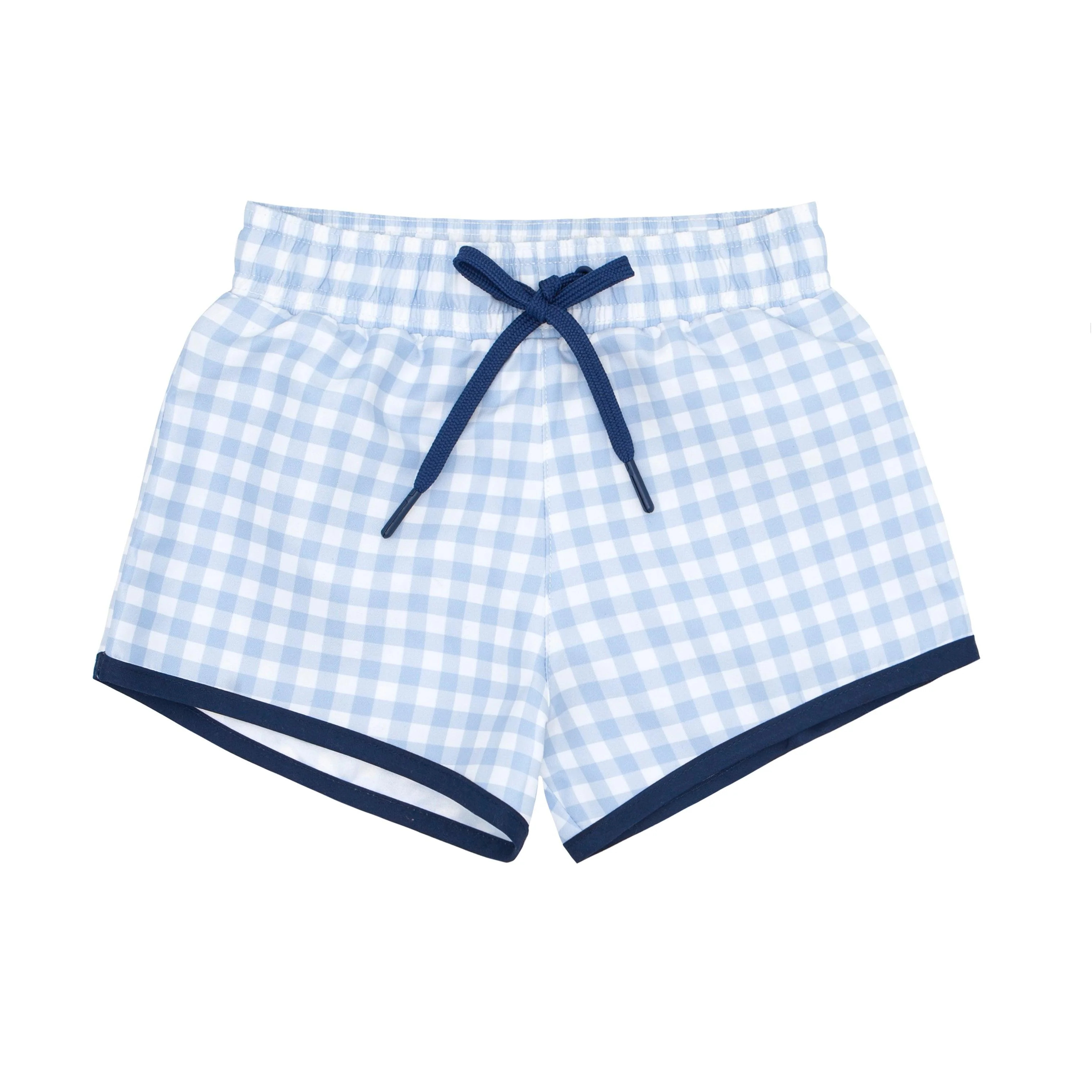 boys oasis blue gingham boardie | Minnow