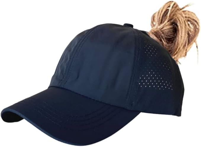 Criss Cross Ponytail Hat Washed Distressed Mesh Womens Baseball Cap Dad Hat Ponytail Hat for Wome... | Amazon (US)