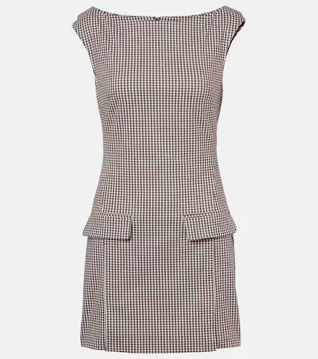 Walker checked minidress | Mytheresa (US/CA)