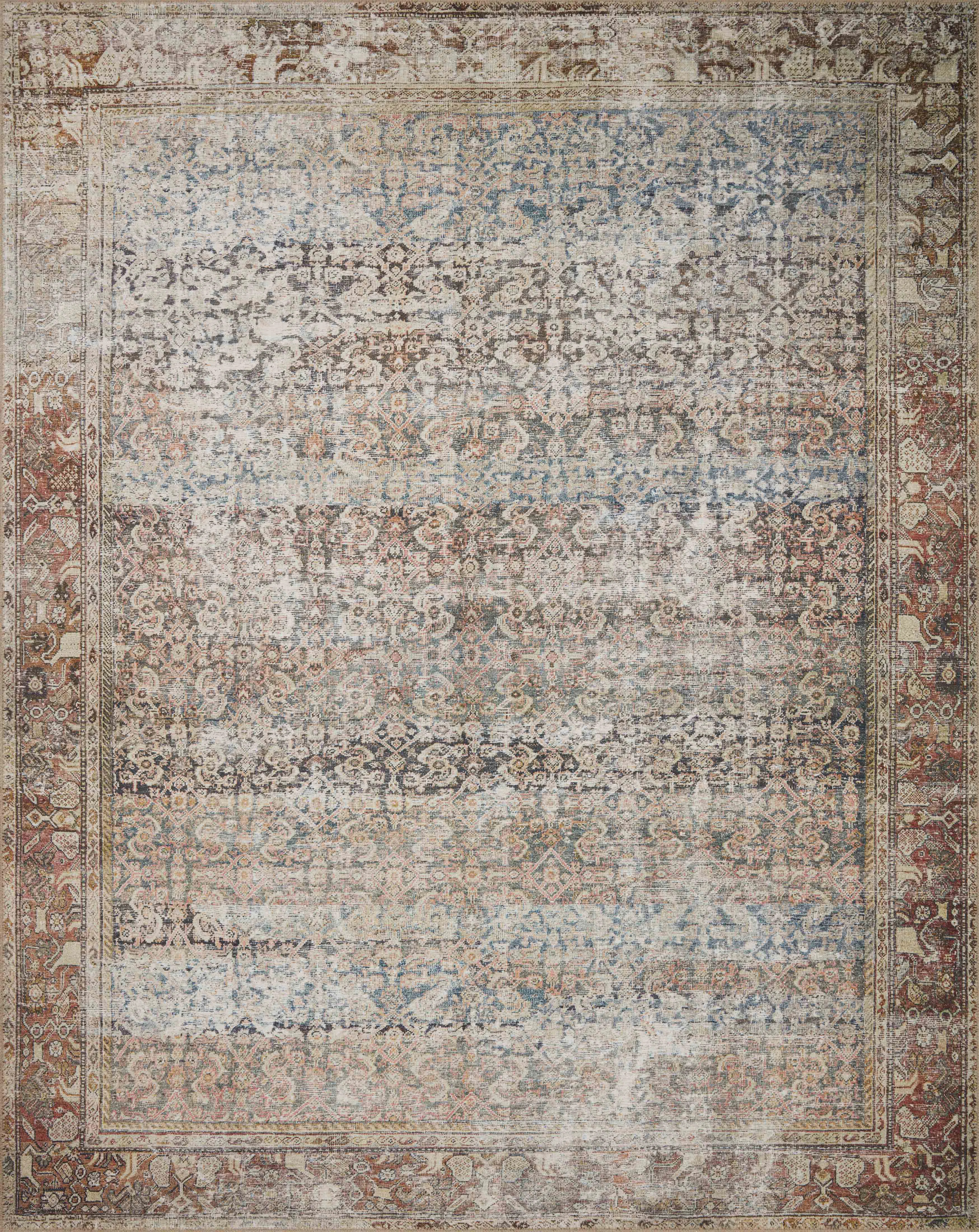 Amber Lewis x Loloi Georgie Multi / Spice Area Rug | Wayfair North America
