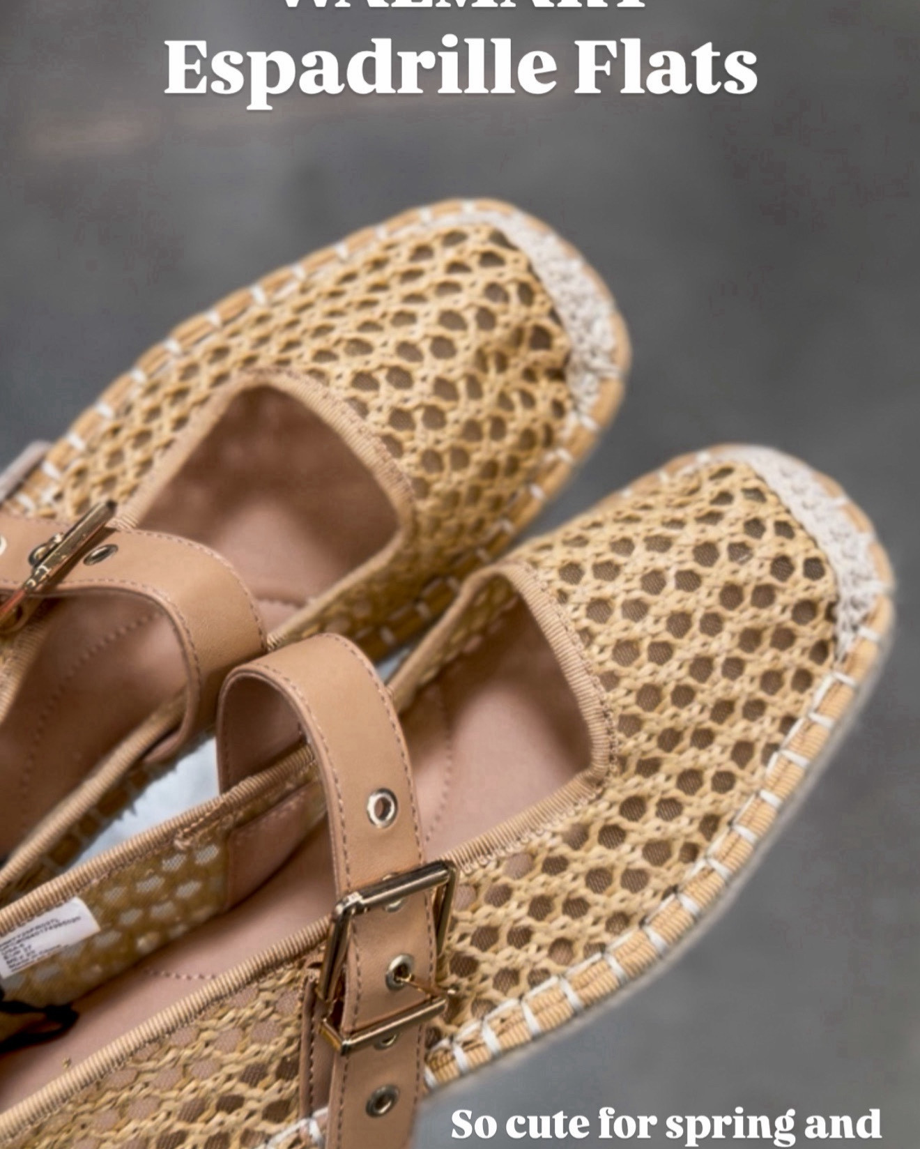 Obsessed with these espadrille Mary Jane flats from Walmart! 🤍 Love the gold hardware and the memory foam insole. Perfect with wide leg pants, jeans and dresses for spring! 



#LTKWorkwear #LTKSeasonal