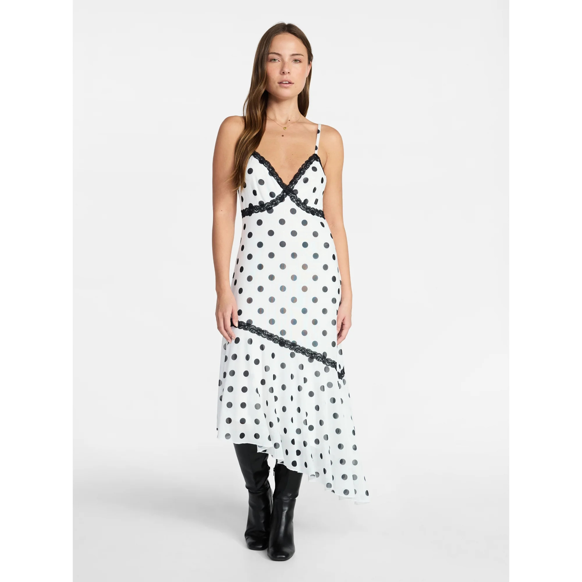 Madden NYC Women's Asymmetrical Midi Dress, Sizes XXS-XXL | Walmart (US)