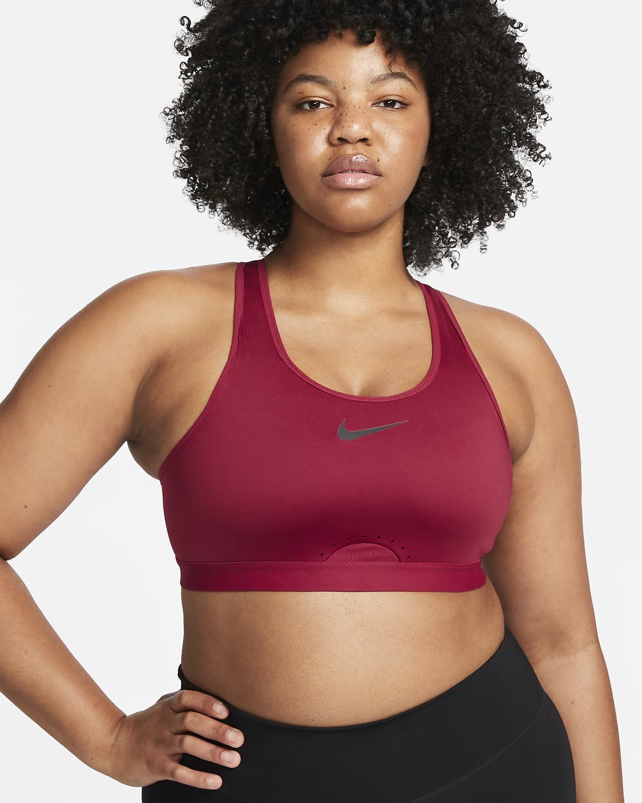 Women's High-Support Non-Padded Adjustable Sports Bra | Nike (CH)