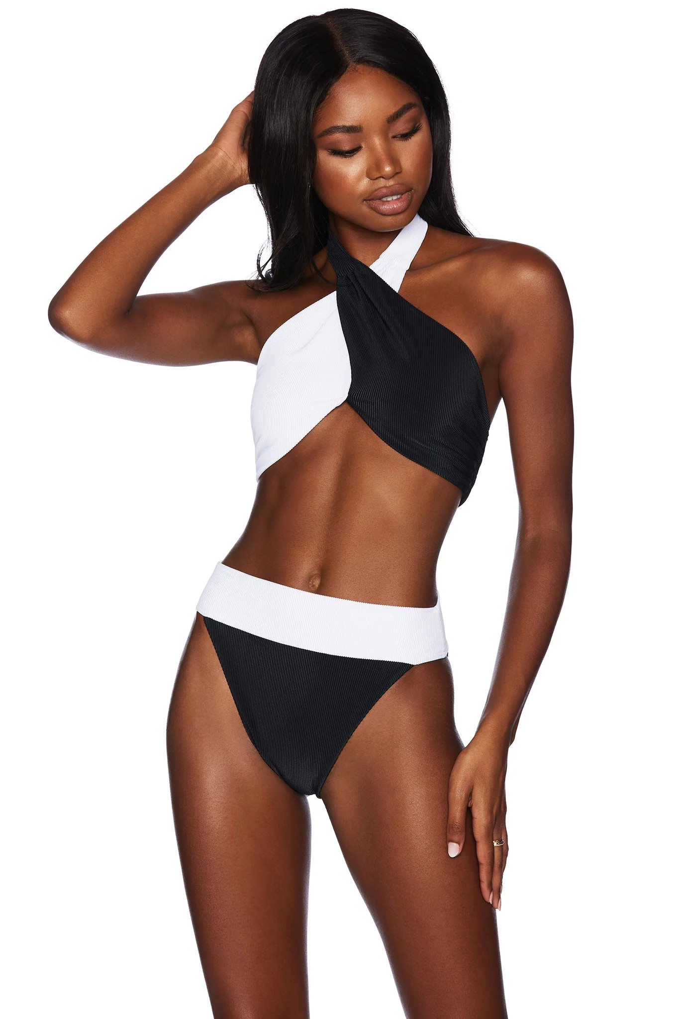 Jessica Top Black & White | Beach Riot