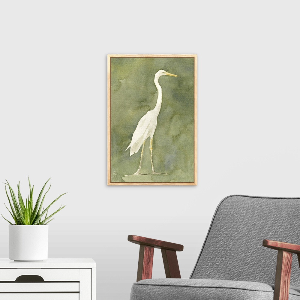 Emerald Heron I Wall Art | Great Big Canvas - Dynamic