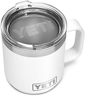 YETI Rambler 10 oz Stackable Mug, Stainless Steel, Vacuum Insulated with Standard Lid | Amazon (US)