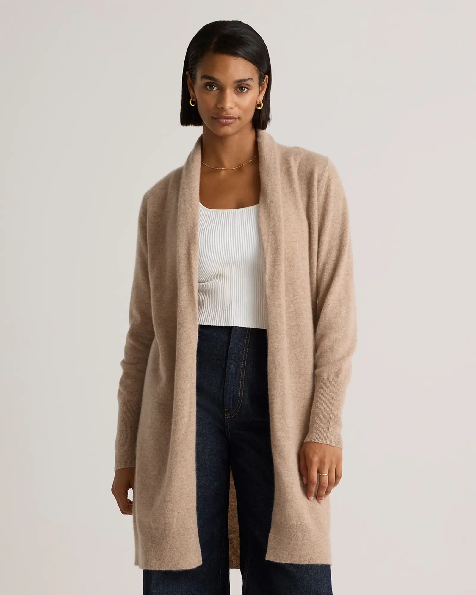 Mongolian Cashmere Duster Cardigan Sweater | Quince