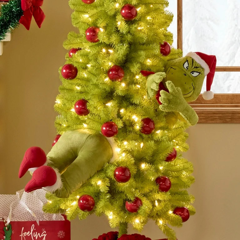 How the Grinch Stole Christmas, Grinch Tree Hugger, Green, Plush, by Ruz | Walmart (US)