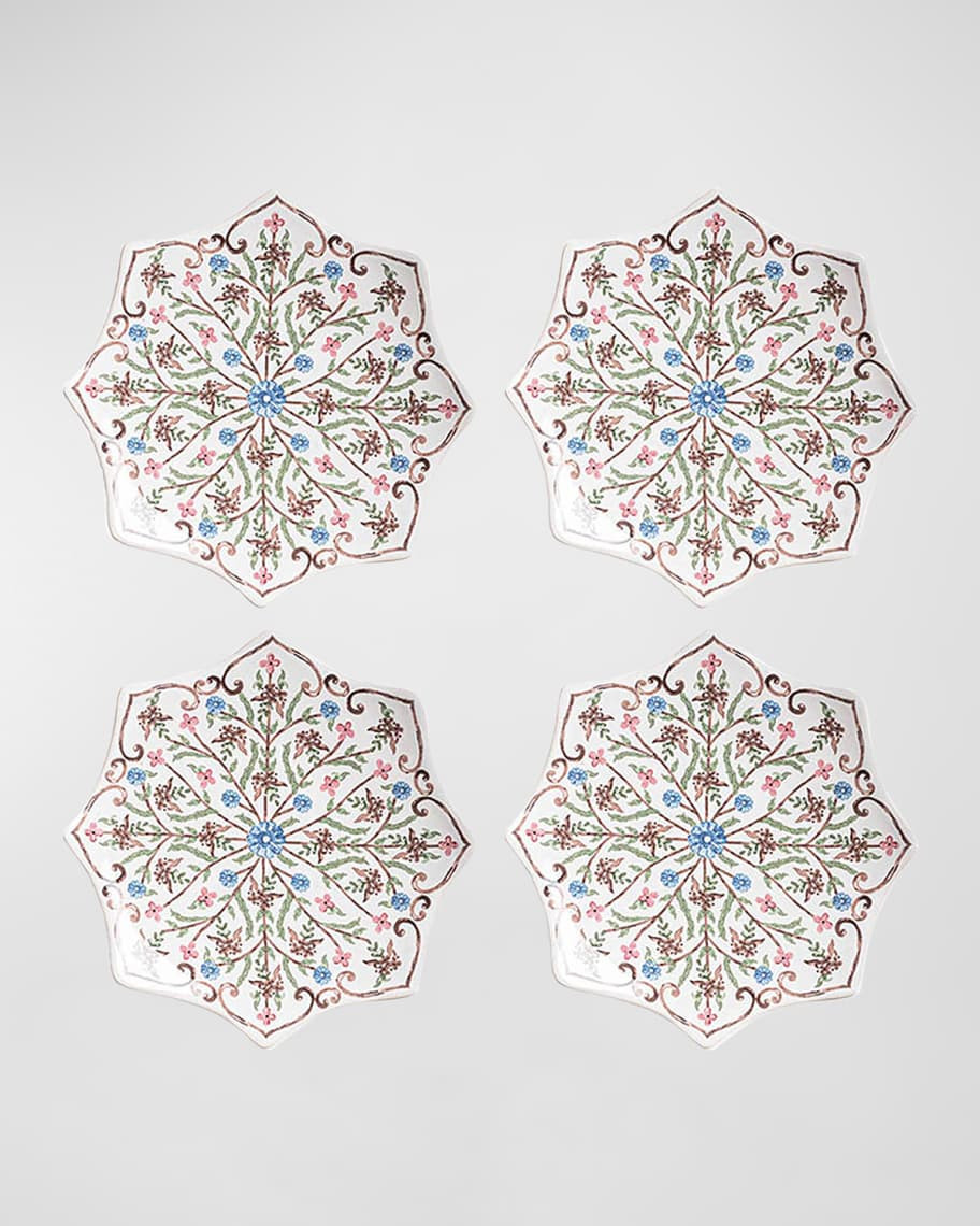 Juliska Villa Seville Scalloped Side Cocktail Plates, Set of 4 | Neiman Marcus