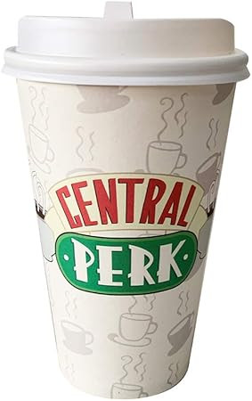 Silver Buffalo Friends Central Perk Logo 16oz Disposable Coffee Cups w/ Lids 8 Count Coffee Mug, ... | Amazon (US)