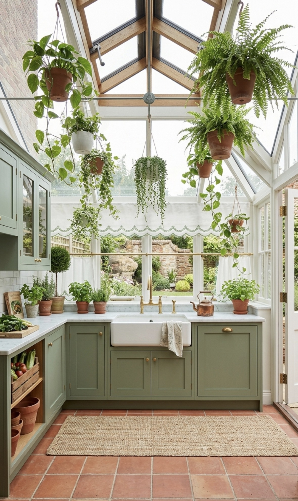 For the plant lovers, a breezy, open kitchen with hanging plants galore!🌱🍃

#LTKHome #LTKSeasonal #LTKSaleAlert