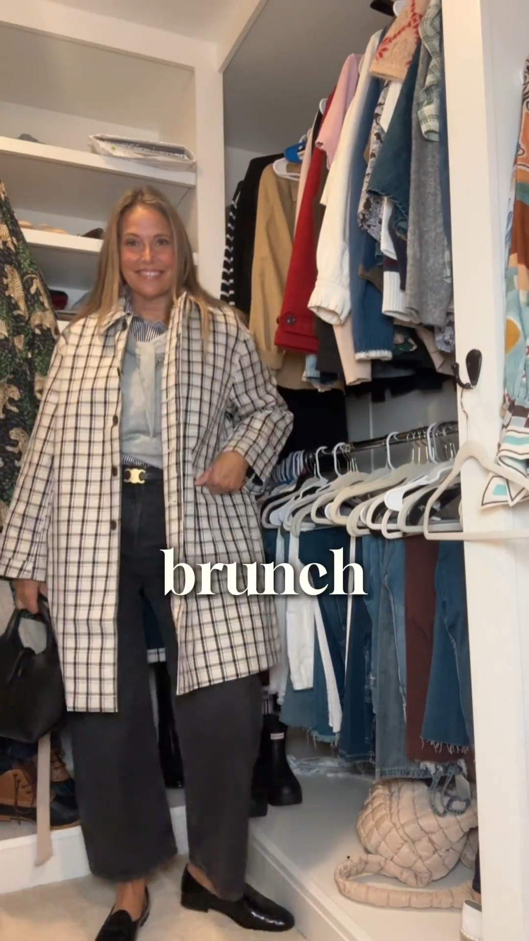 Sharing a simple outfit formula for you! This will help putting together a look so much easier! Wearing size 30 jeans, medium top and sweater, large jacket!