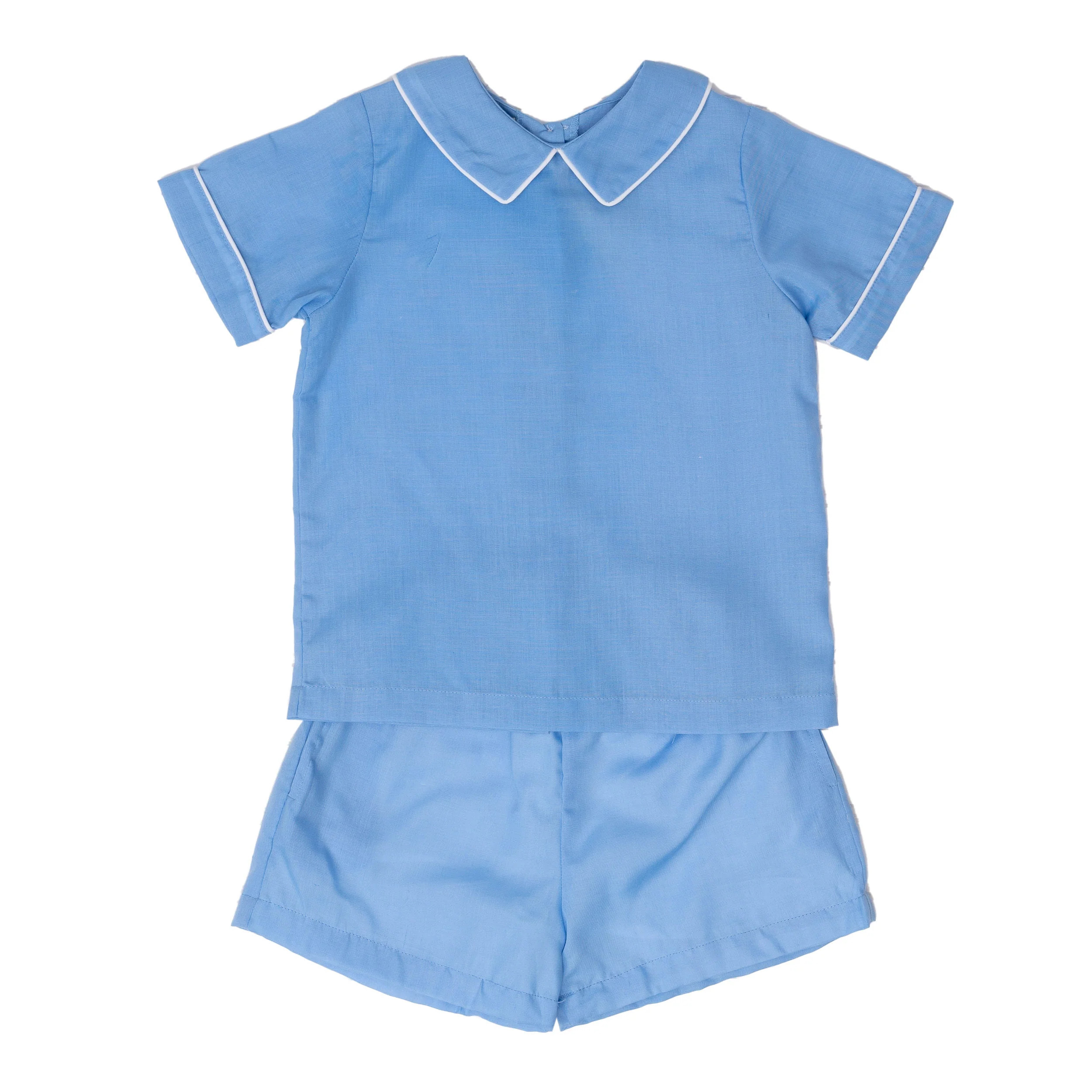 Owen Med Blue Short Set | The Oaks Apparel Company