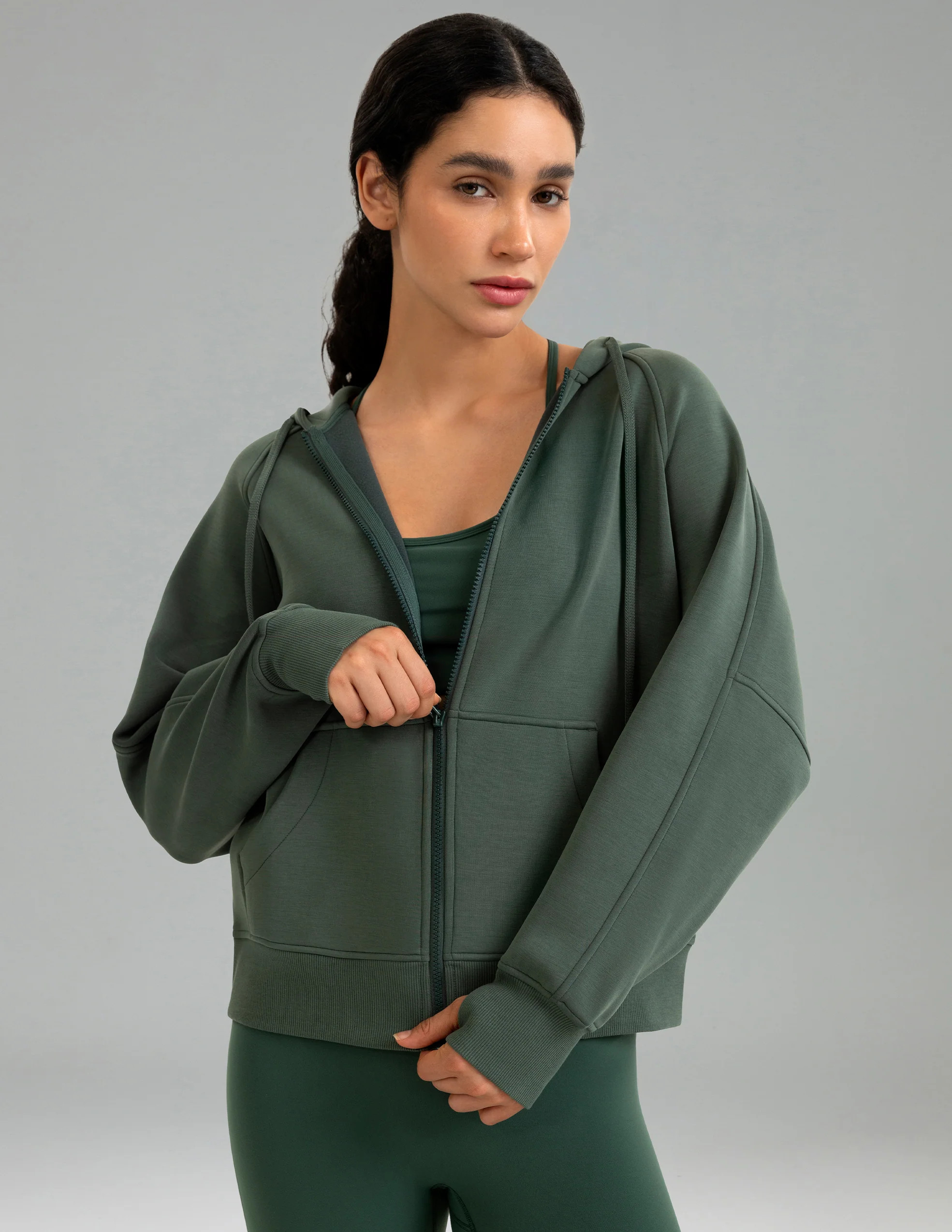 Velvra Modal Plush Soft Fleece Pullover w/ Kangaroo Pocket | Colorfulkoala