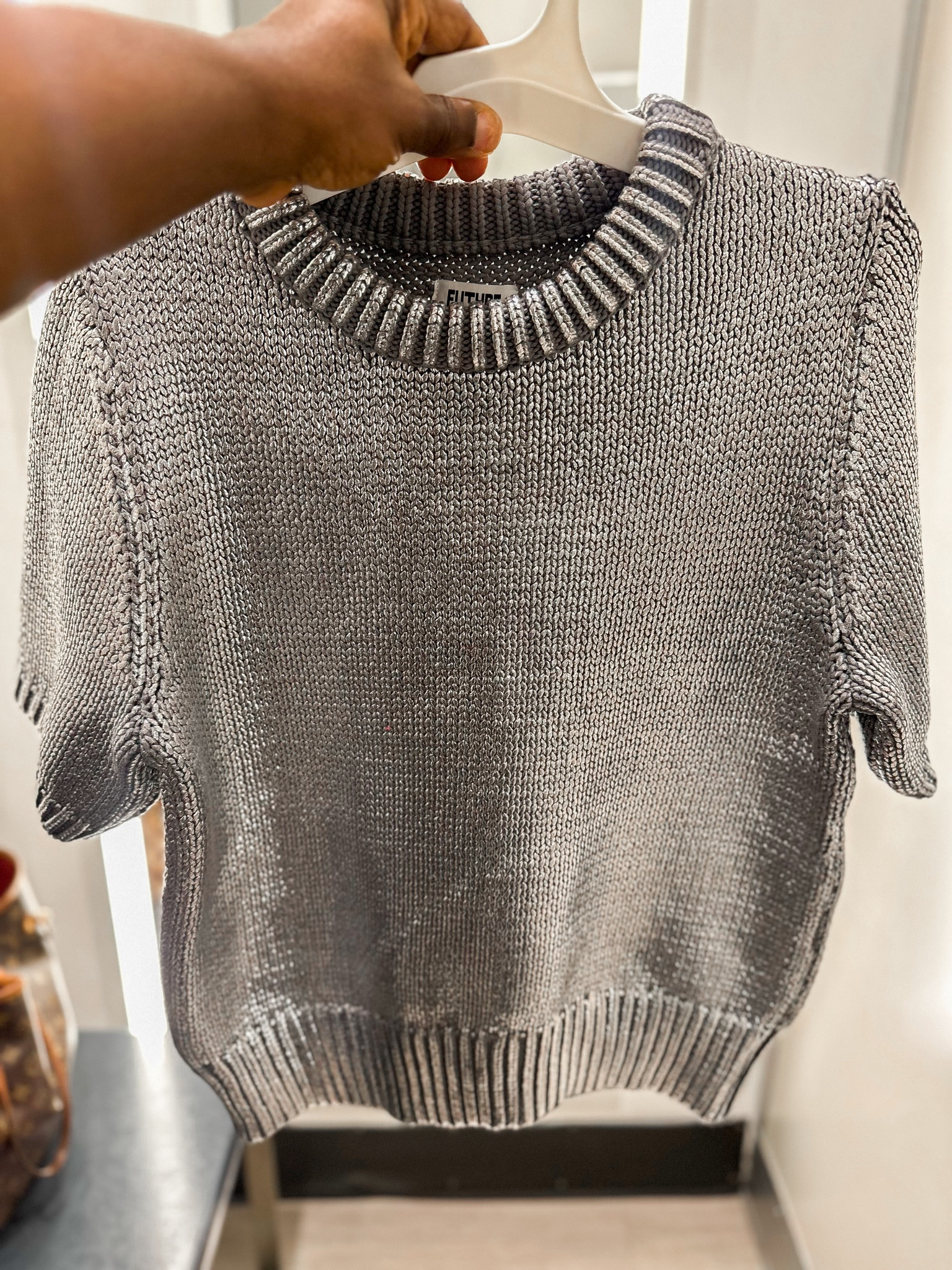 I had to have this short sleeve silver/ gray sweater from Target. It’s part of the Future Collective . Perfect for dressing up or down. This is a size XS for me. Target, target style, fall fashion, fall outfit, fall look, gray sweater 

#LTKFindsUnder50 #LTKStyleTip #LTKParties