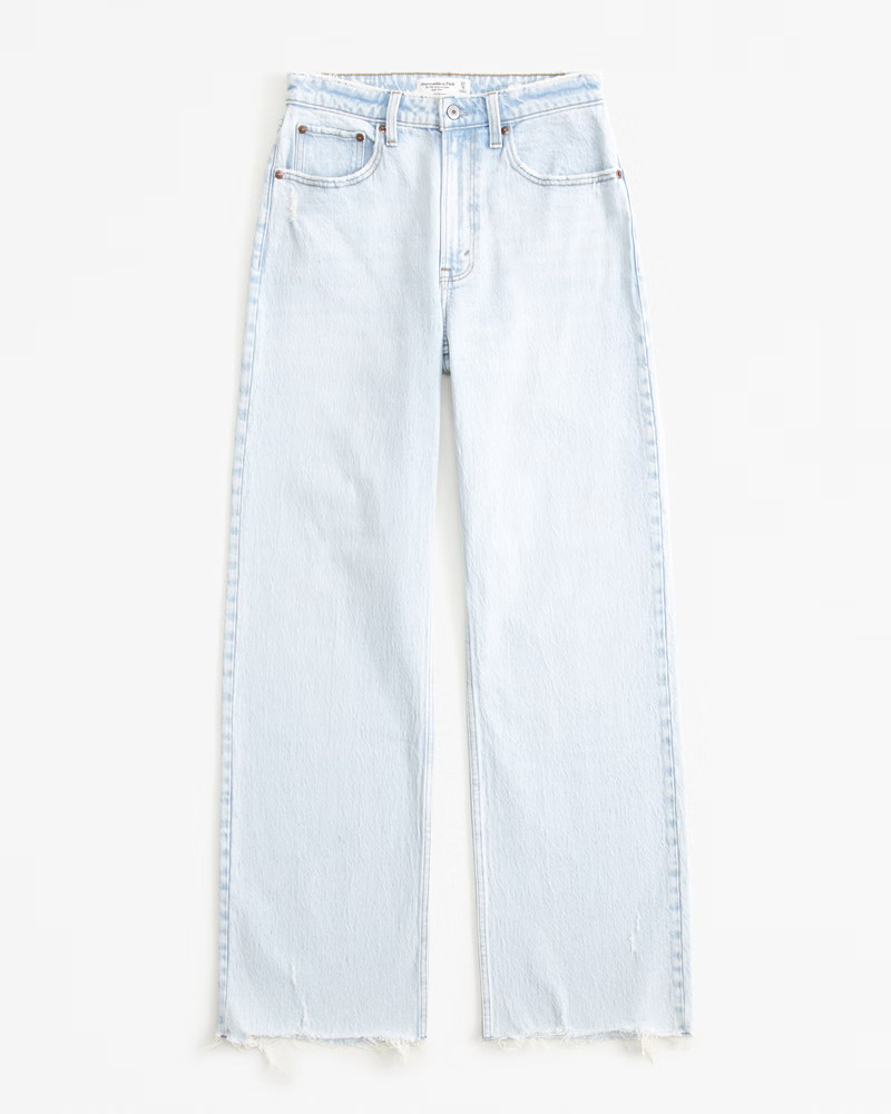 Women's High Rise 90s Relaxed Jean | Women's New Arrivals | Abercrombie.com | Abercrombie & Fitch (US)