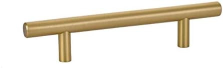 Emtek Cabinet Bar Pull 86363 Satin Brass (8" C-C/10.5" Overall) | Amazon (US)