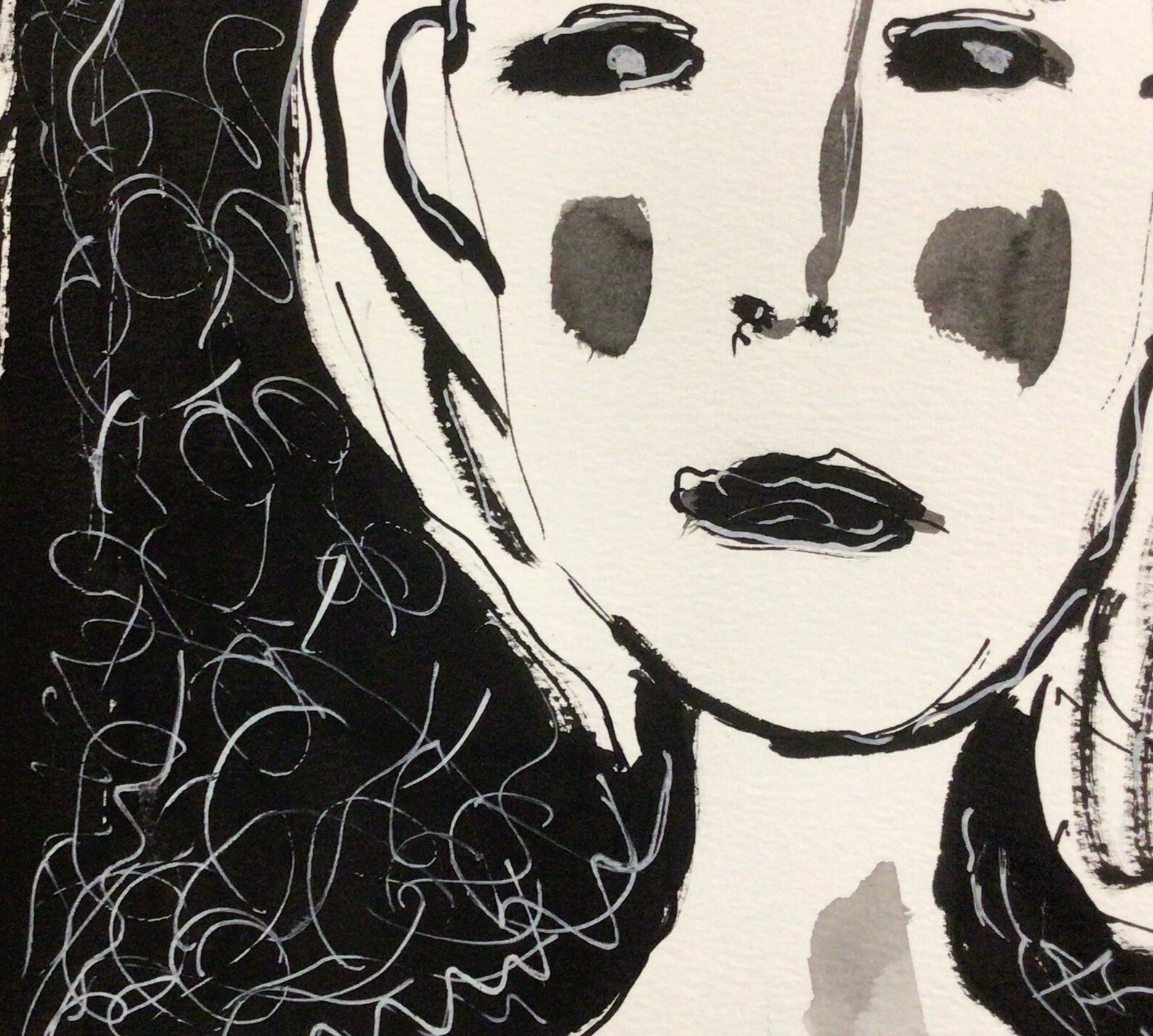 Abstract Painting Original Acrylic Abstract Painting Abstract Portraitminimalist Paintingmodern A... | Etsy (US)