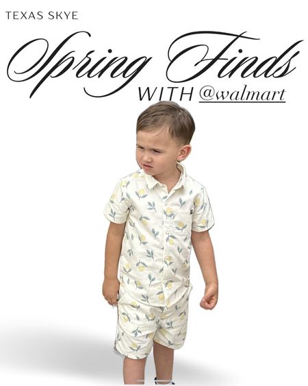 Walmart kids clothes - toddler boy spring outfit shared! 

#LTKkids #LTKbaby #LTKfindsunder50