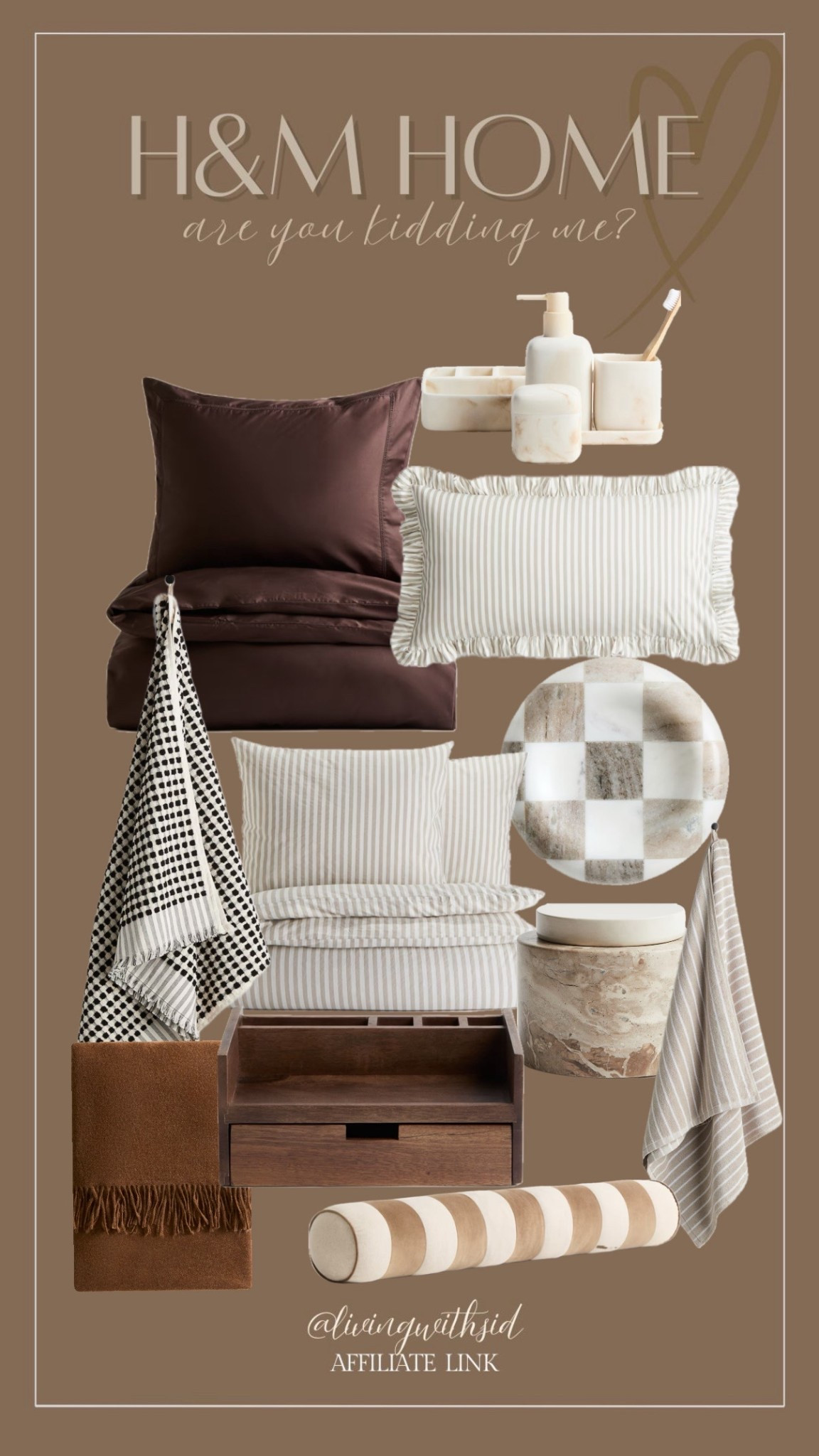 Chocolate brown is the new neutral! 
Loving these accents to bring warmth into your space! 

#H&Mhome #H&MCanada 

#LTKsale #LTKhome #LTKcanada