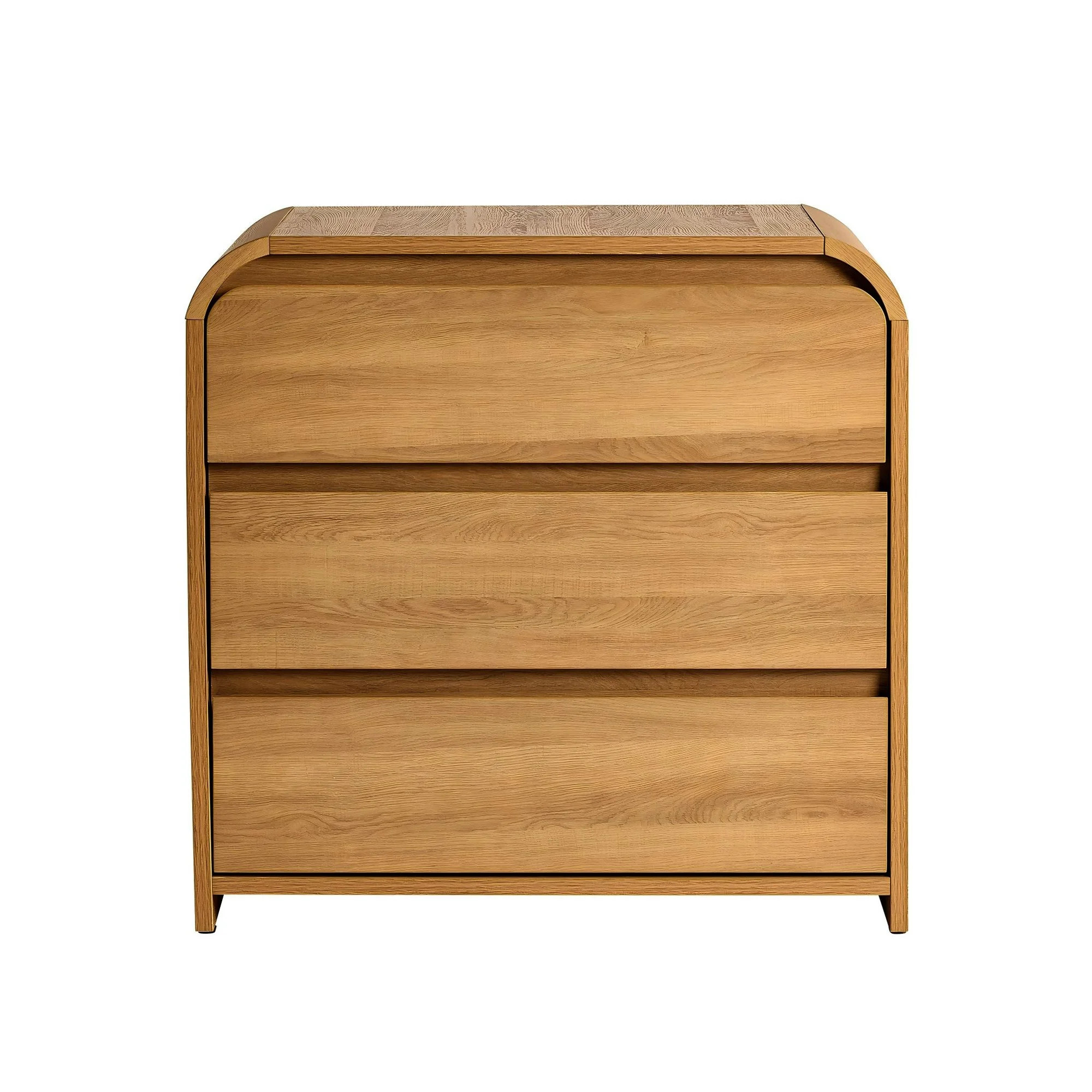 Better Homes & Gardens Juliet 3 Drawer Nightstand with USB, Light Honey | Walmart (US)