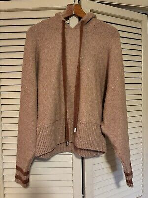 H&M x Pringle of Scotland Fine-Knit Hooded Sweater Size Small EUC | eBay US