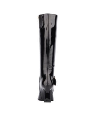 Women's Abrianna Flared Heel Tall Boot | Macy's