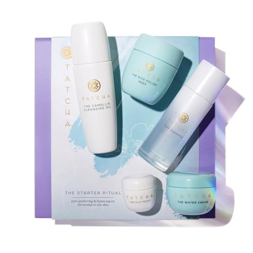 Tatcha The Starter Ritual Set - Balancing for Combo to Oily Skin | 2 Week Introductory Set | $92 Value | Amazon (US)