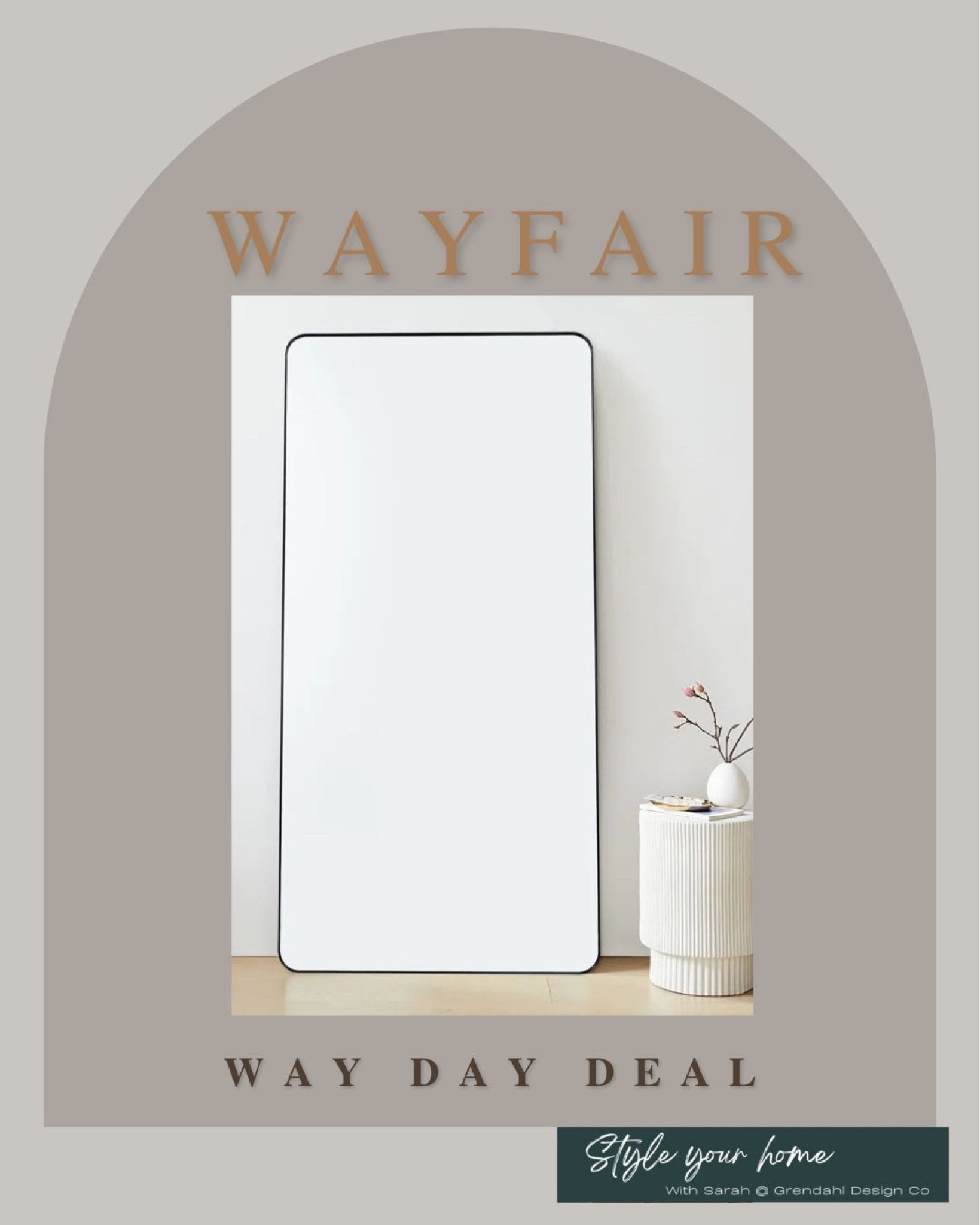 Wayfair sale. Mirror. Oversized mirror. Home sale. Home decor  

#LTKsalealert #LTKhome