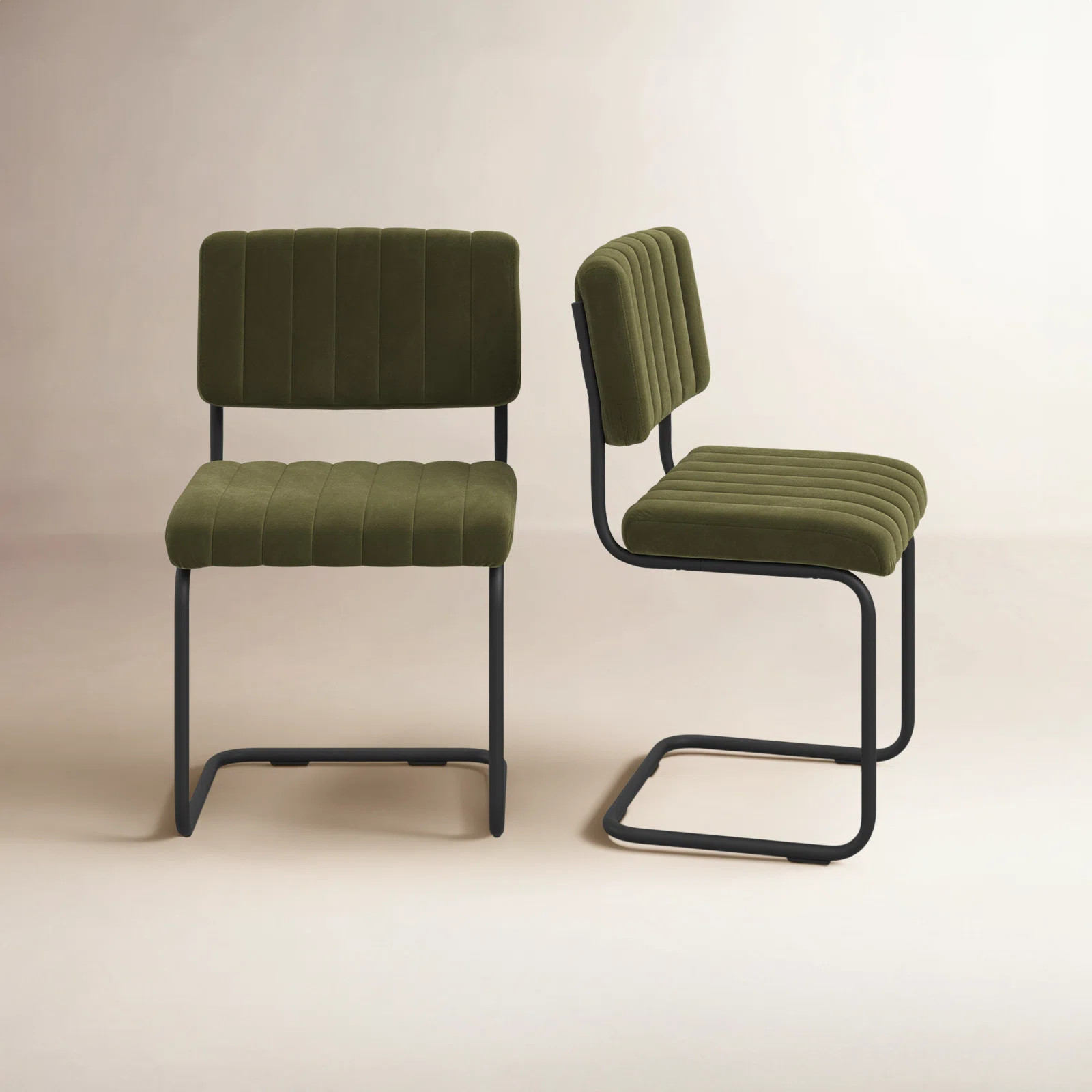 Estes Velvet Side Chair (Set of 2) | AllModern