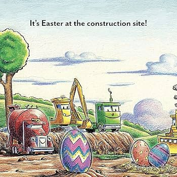 Construction Site Spring Delight: An Easter Lift-the-Flap Book (Goodnight Construction Site) | Amazon (US)