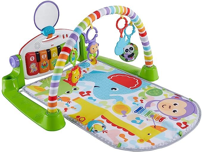 Fisher-Price Deluxe Kick 'n Play Piano Gym, Green, Gender Neutral (Frustration Free Packaging) | Amazon (US)