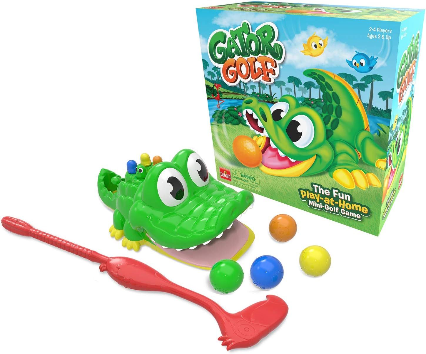 Gator Golf - Putt The Ball into The Gator's Mouth to Score Game by Goliath, Single, Gator Golf, 2... | Amazon (US)