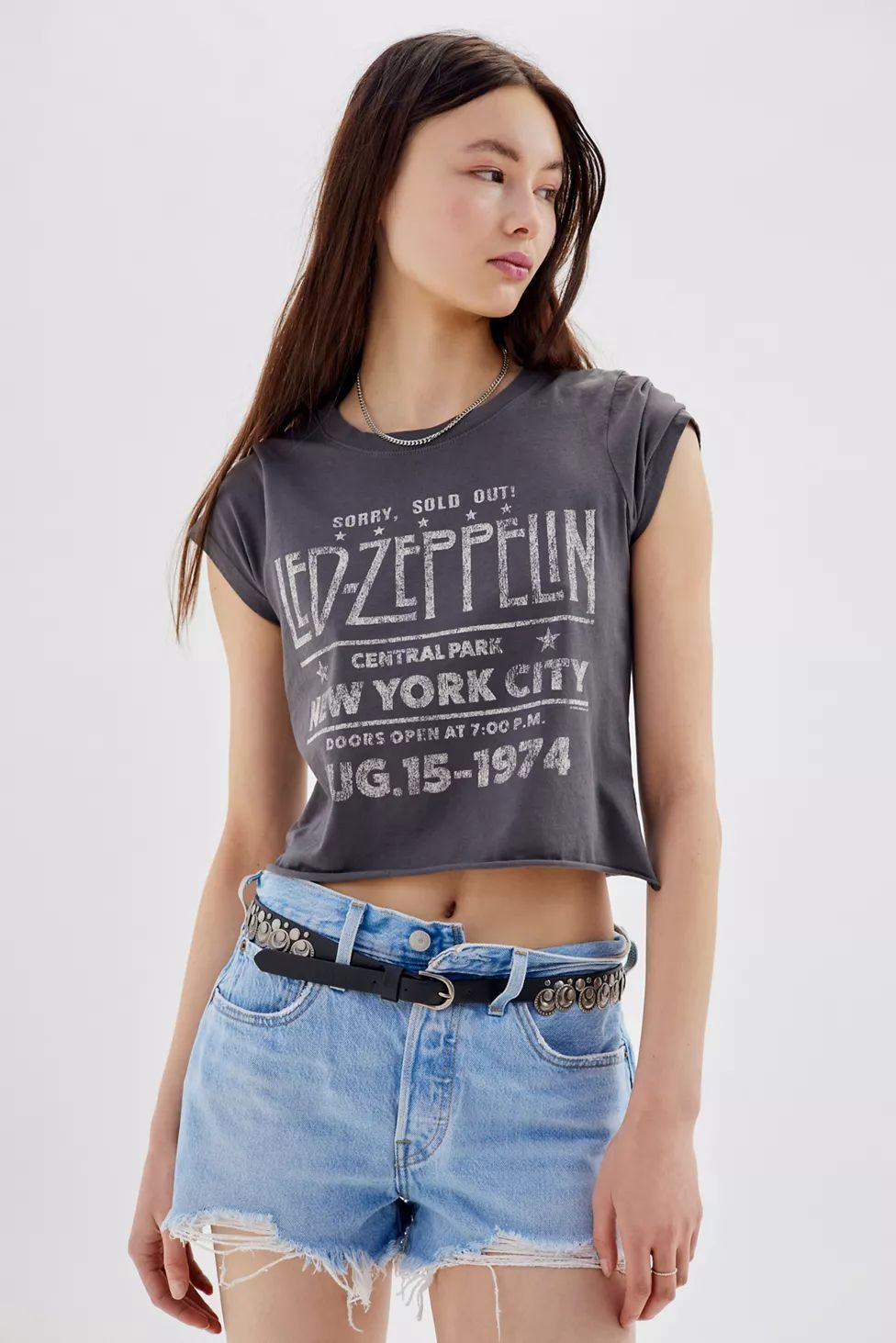 Led Zeppelin Concert Baby Tee | Urban Outfitters (US and RoW)