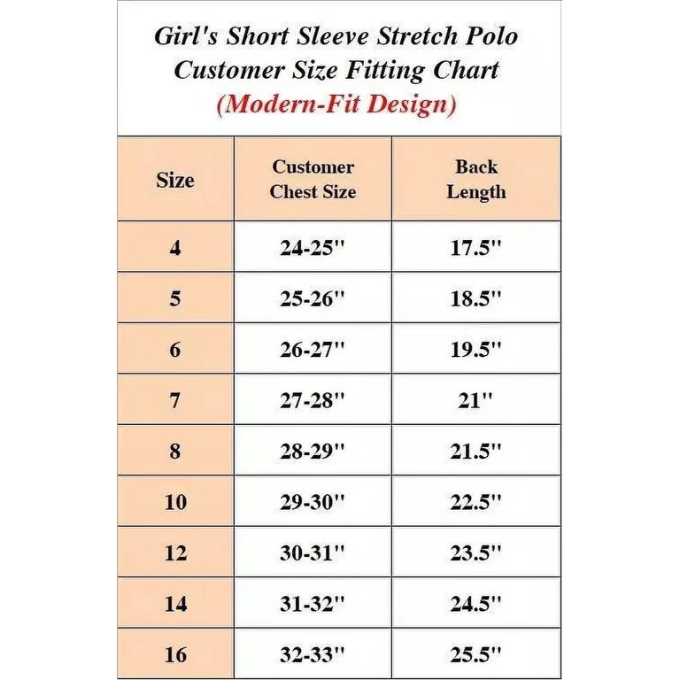 5-Pack Girl's 3-Button Short Sleeve Stretch Pique Polo Shirts School Uniform (4-20) | Walmart (US)