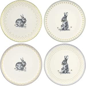 Spode Meadow Lane Salad Plates | Set of 4 | 8-Inch Dessert, Appetizer, and Lunch Plate | Small Di... | Amazon (US)