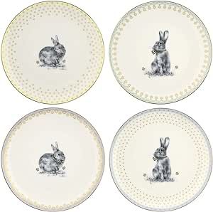 Spode Meadow Lane Salad Plates | Set of 4 | 8-Inch Dessert, Appetizer, and Lunch Plate | Small Di... | Amazon (US)