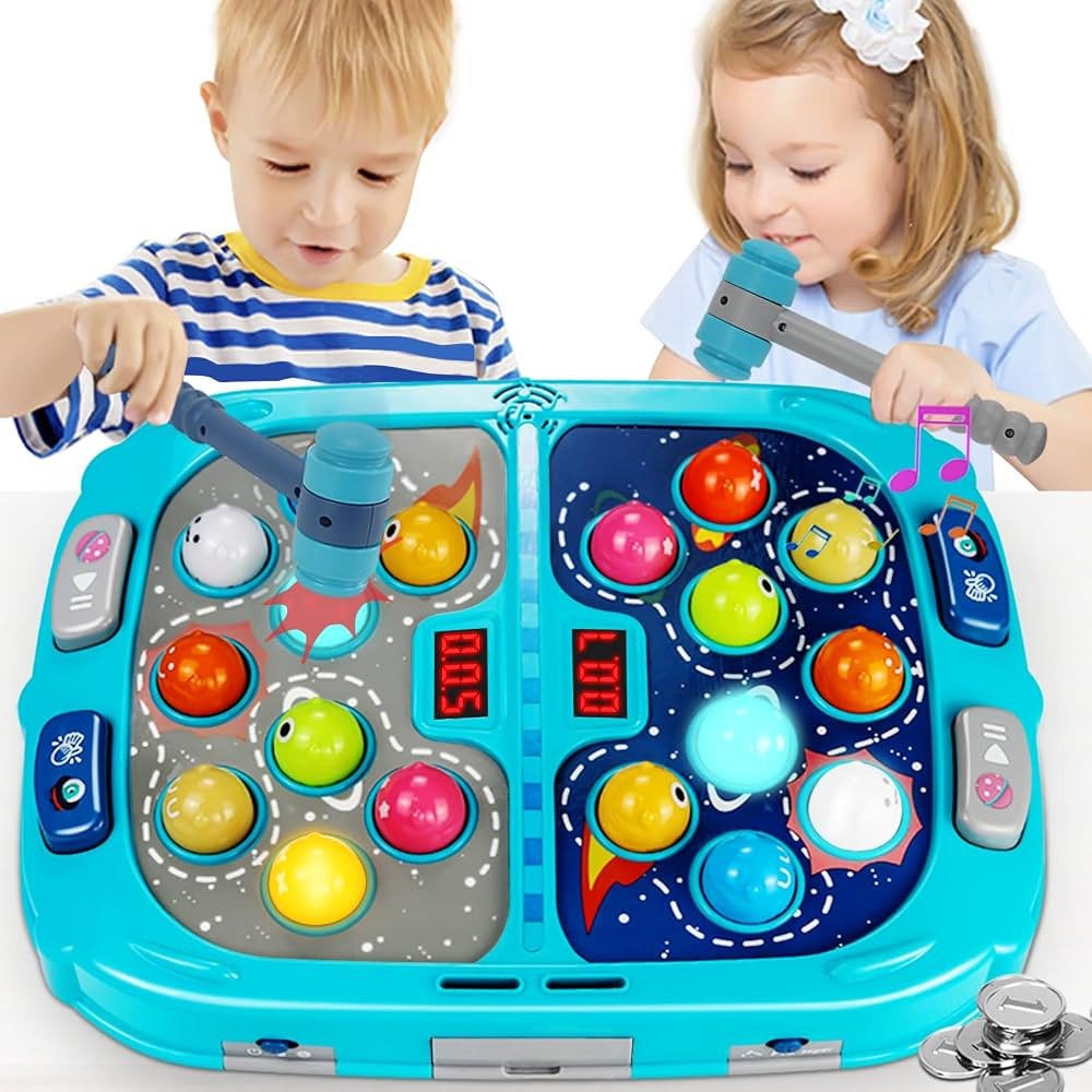Whack Mole Game for Toddlers, Toys for 3-12 Year Old Boys and Girls, Whack Mole Toys for Kid,Gift... | Amazon (US)