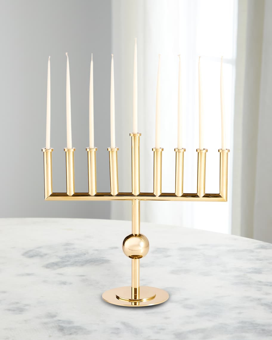 Jonathan Adler Vienna Brass Menorah | Neiman Marcus