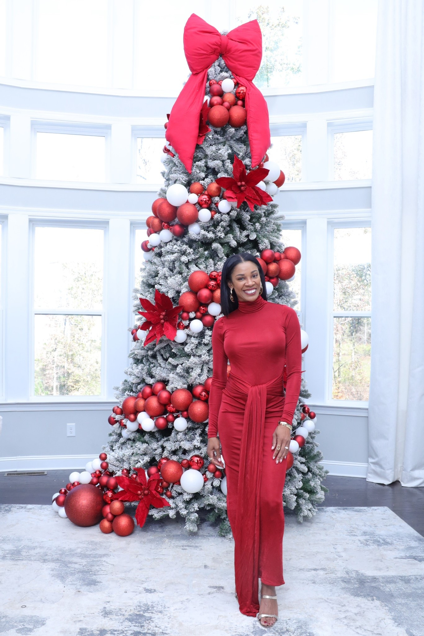 If you need a holiday dress that does all the work for you, this is the one. The Helsa slinky sarong dress in Samba Red is that effortless, sculpted look that photographs like a dream and feels even better. Perfect for parties, date nights, or any event where you want to look put together without overthinking it. 

#LTKTall #LTKootd #LTKHoliday