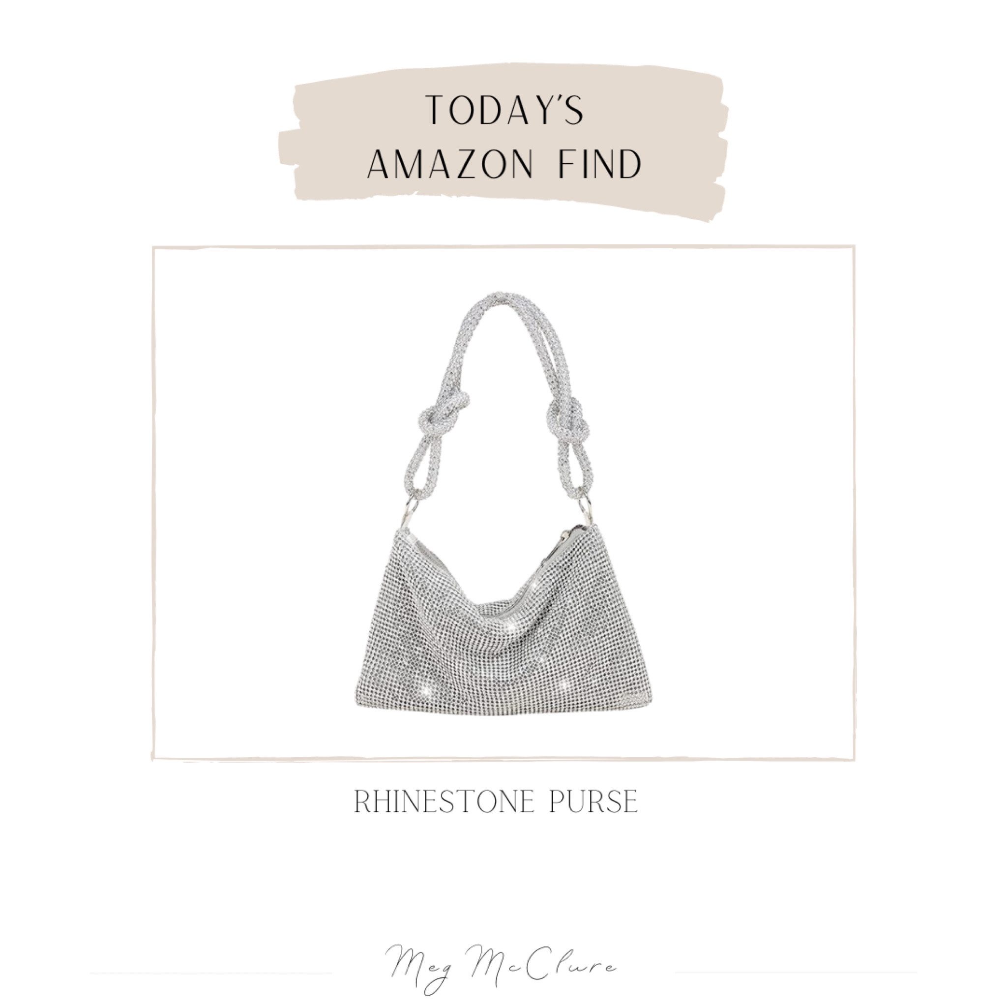 Todays Amazon Find | Rhinestone Purse

#LTKU #LTKstyletip #amazonfind #amazonfashion #rhinestonepurse #cultgaiadupe #newyearseve #newyearseveoutfit #winteroutfit #giftguide #purse #travelbag #holidaydress #holidayoutfit 



#LTKitbag #LTKHoliday #LTKSeasonal
