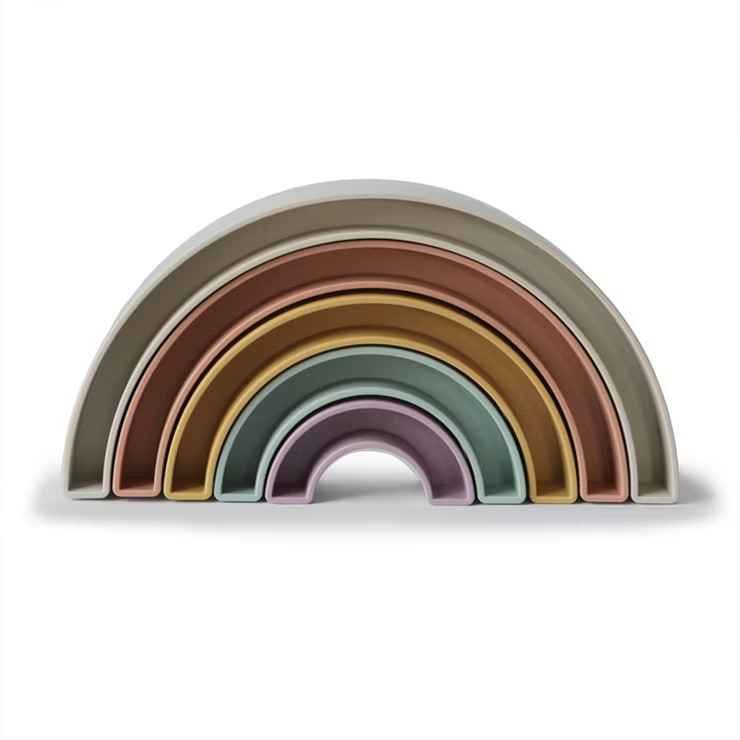 Mushie Rainbow Stacker Toy | Target