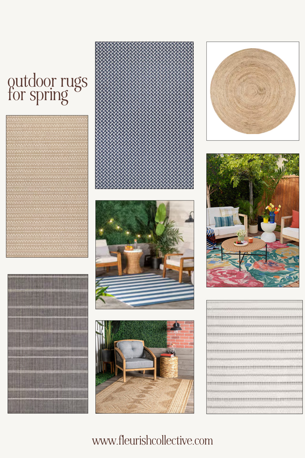 These outdoor rugs are beautiful and practical for your outdoor space, made from washable or long-lasting materials.  

 #LTKcanada #LTKspring #LTKcasa