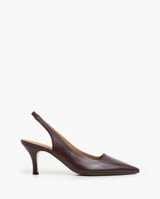 Franchesca Leather Burgundy | Flattered