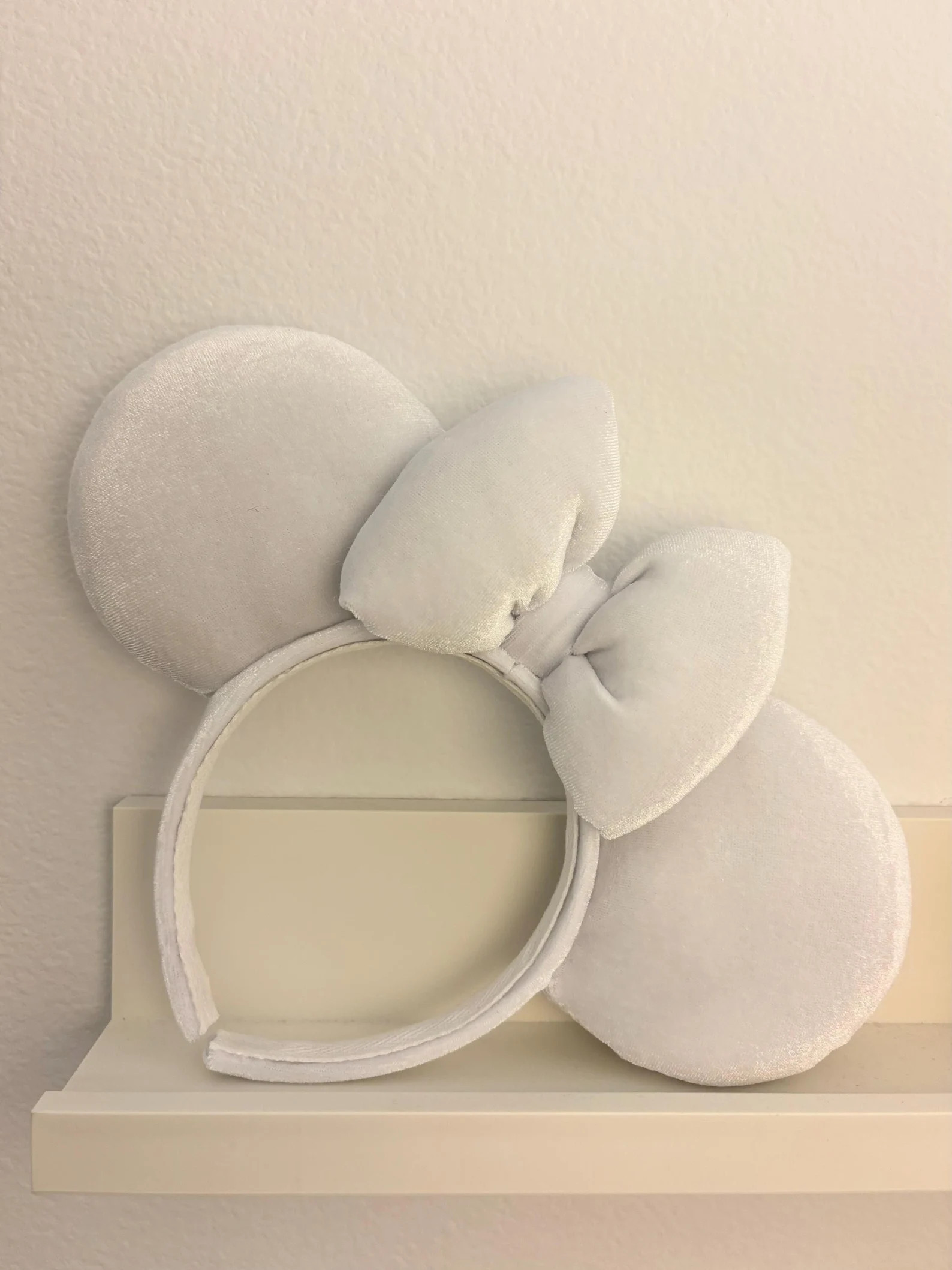 White Velvet Mouse Ears | Etsy (Global)