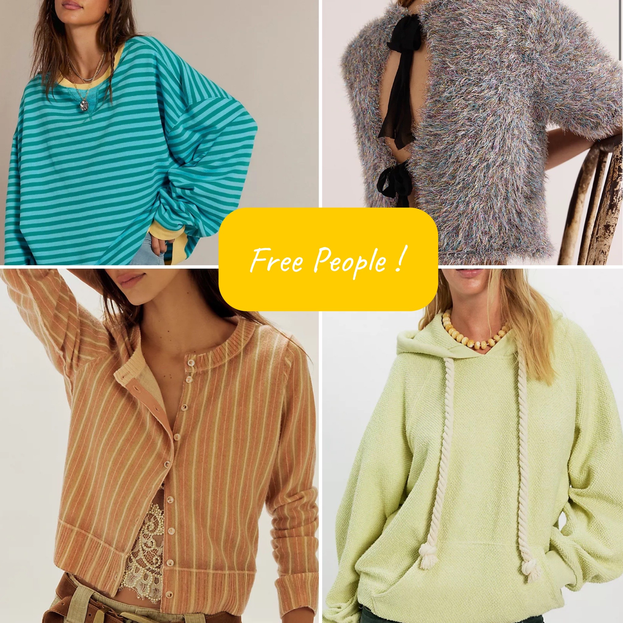 Limited time sale! Free People wear now sale! Cardigans, sweatshirts, pullovers 


#LTKSeasonal