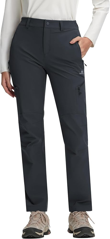Pioneer Camp Women's Hiking Pants, Breathable Quick Dry Softshell Pants Water Repellent Stretch C... | Amazon (US)