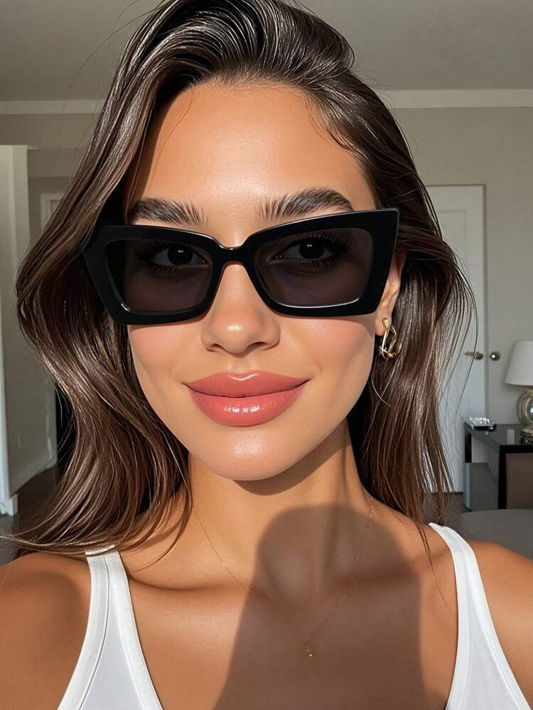 1 Pair Cat Eye Sunglasses For Women And Men, Suitable For Summer, Vacation, Travel, Accessories, ... | SHEIN